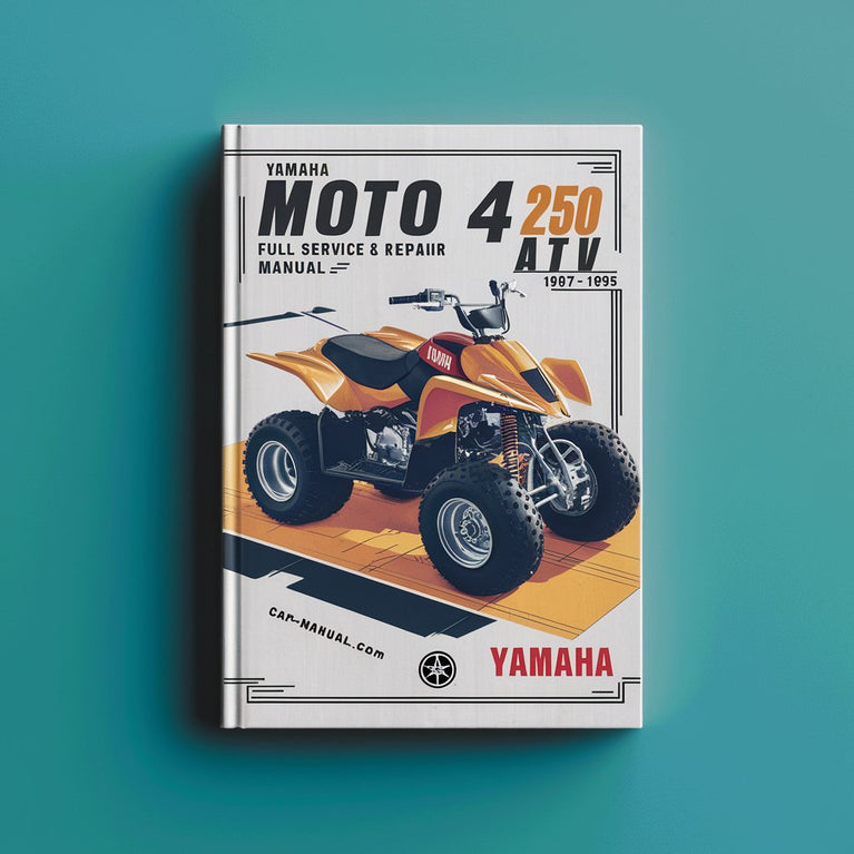 Yamaha MOTO 4 250 350 ATV Full Service & Repair Manual 1987-1995