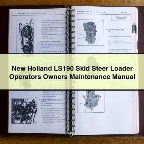 New Holland LS190 Kompaktlader - Bedienungs- und Wartungshandbuch