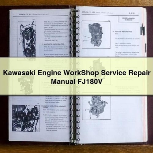 Kawasaki Engine WorkShop Service-Reparaturhandbuch FJ180V PDF herunterladen