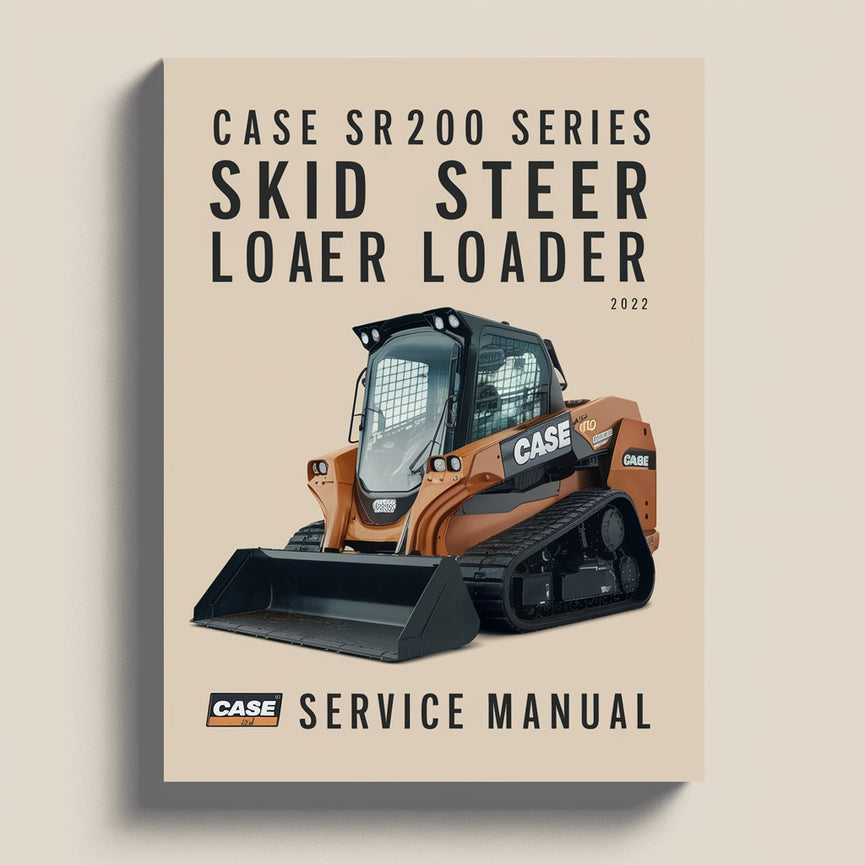 Case SR200 Alpha Series Skid Steer Loader Service Repair Manual