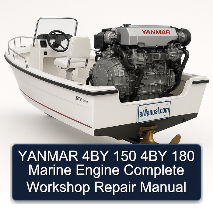 Yanmar 4BY 150 180 Marine Engine Service Repair Workshop Manual PDF