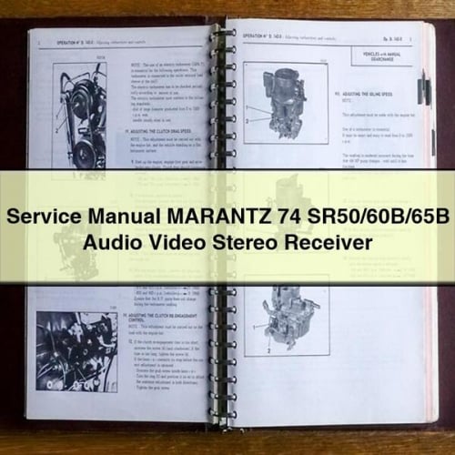 Service Manual MARANTZ 74 SR50/60B/65B Audio Video Stereo Receiver PDF Download