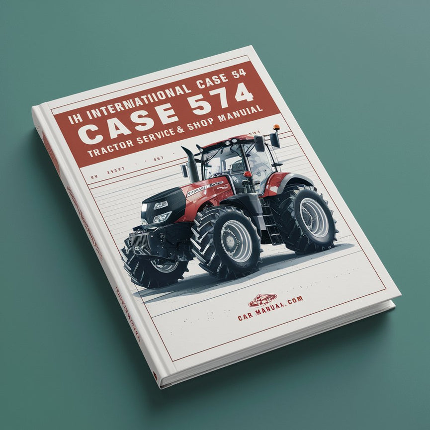 IH International Case 574 Tractor Repair Service & Shop Manual -2- Manuals-Improved-PDF