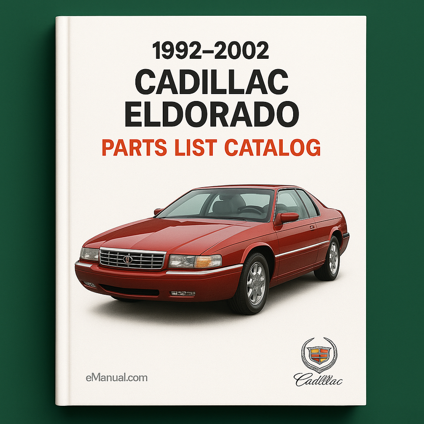 1992-2002 Cadillac Eldorado Parts List Catalog