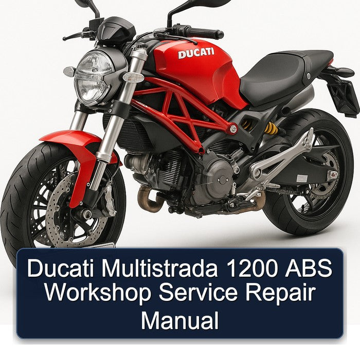 Ducati Multistrada 1200 ABS Service Repair Workshop Manual PDF
