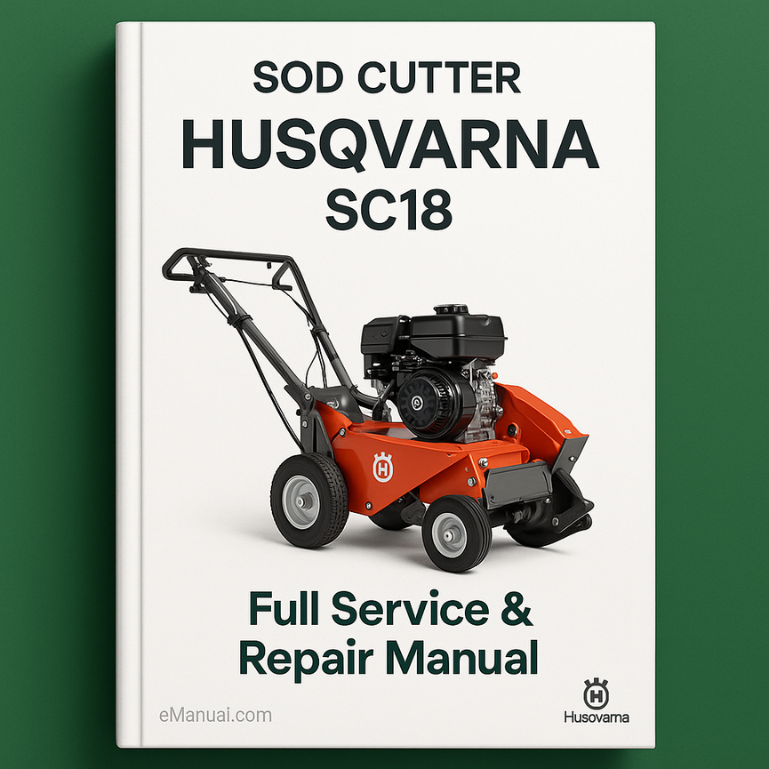 HUSQVARNA SC18 SOD CUTTER Full Service & Repair Manual