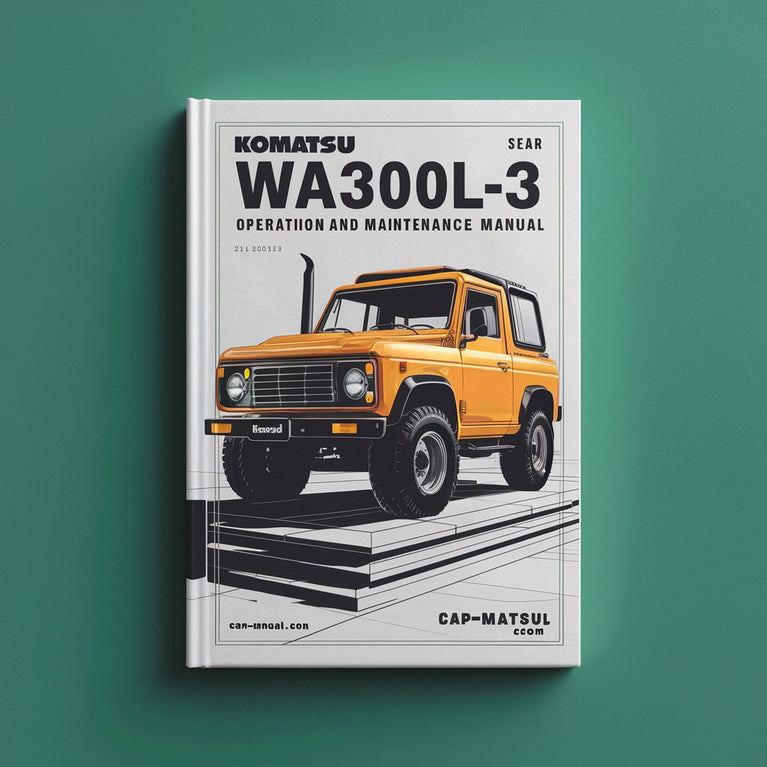 Komatsu WA300L-3 operation and maintenance Manual