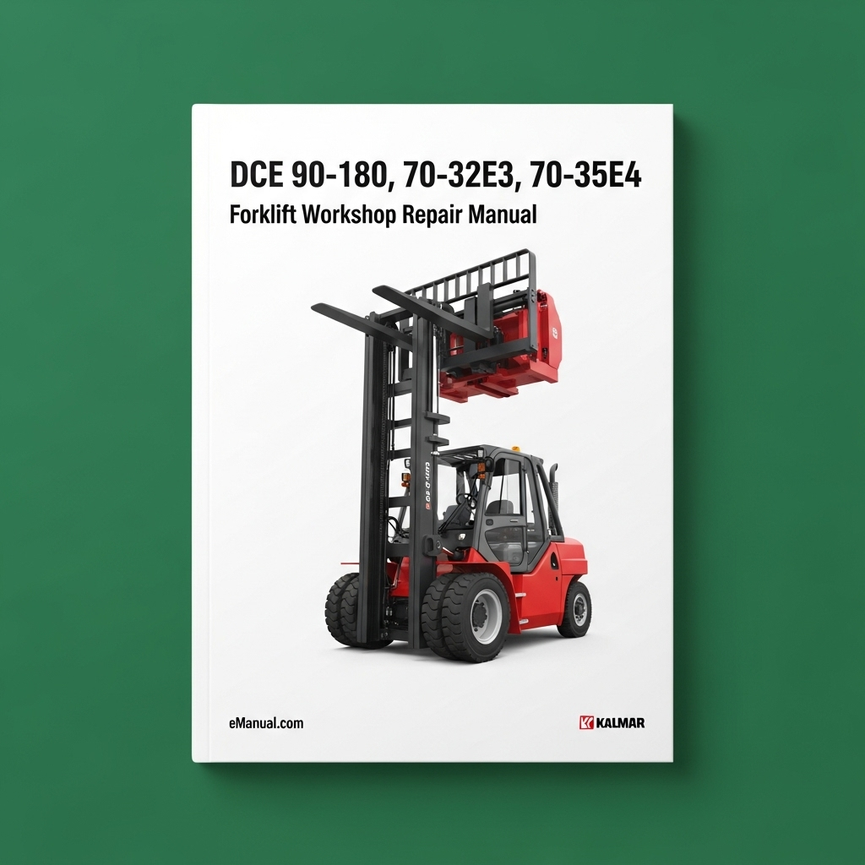 DCE 90-180 70-32E3 70-35E4 Forklift Workshop Repair Manual