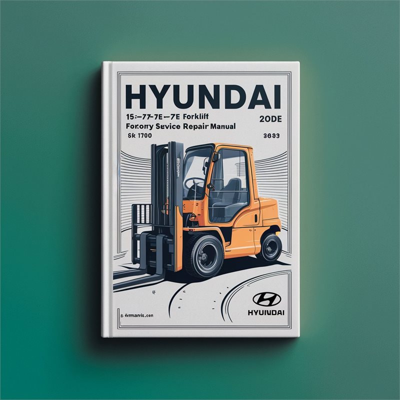 Hyundai 15D-7E 18D-7E 20DA-7E Forklift Truck Service Repair Workshop Manual PDF