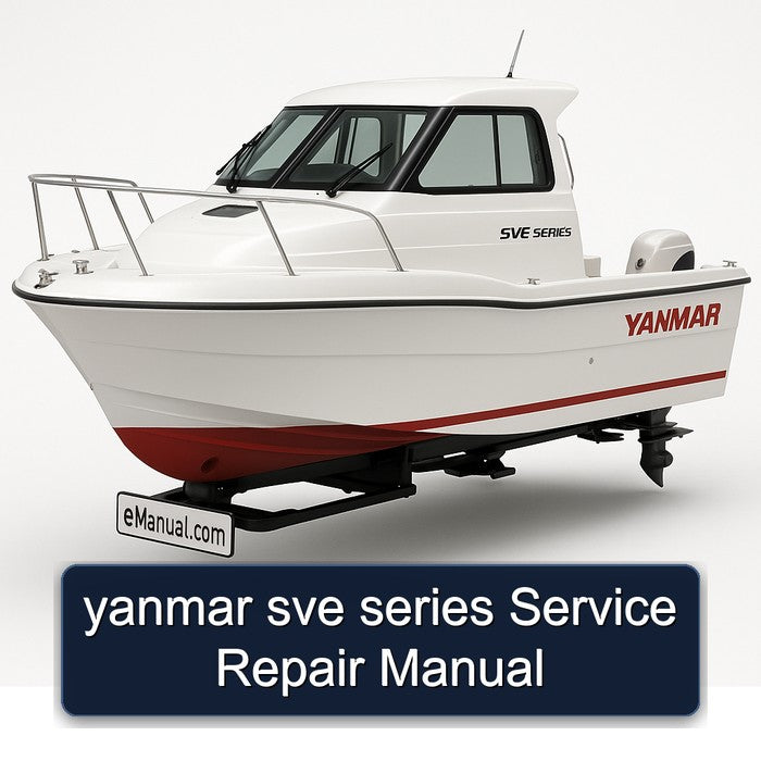 Yanmar Sve Series Service Repair Workshop Manual PDF