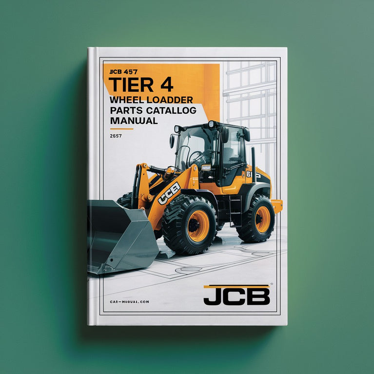 JCB 457 Tier 4 Wheel Loader Parts Catalog Manual