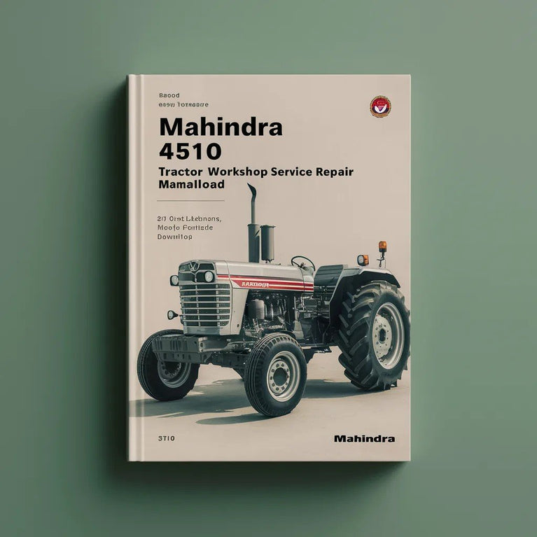 MAHINDRA 4510 Tractor Workshop Service Repair Manual Downloa PDF Download