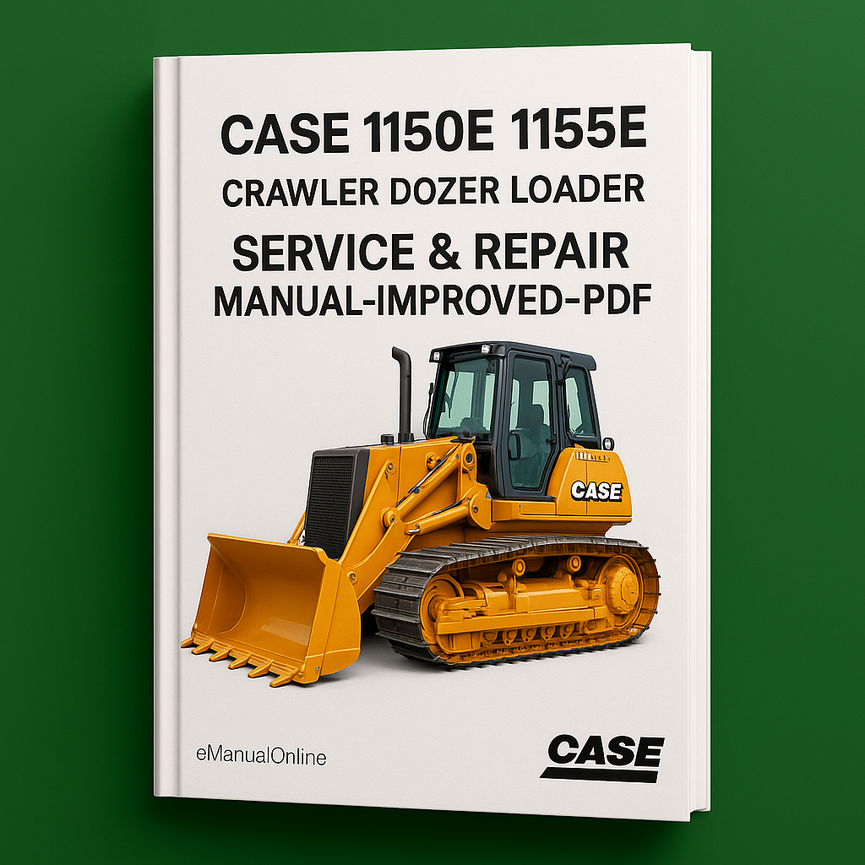 Manual de reparación de servicio de cargadora topadora sobre orugas Case 1150E 1155E - Mejorado - Descargar PDF