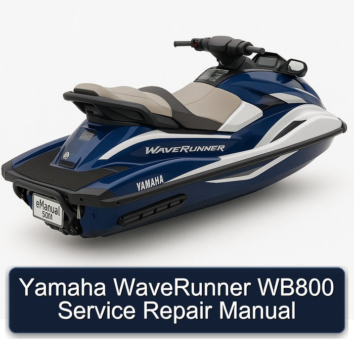 Yamaha Waverunner WB800 Service Repair Workshop Manual PDF