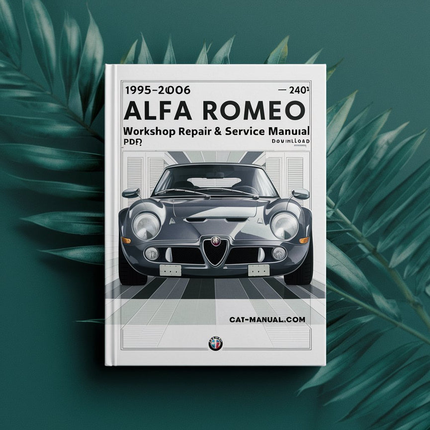 1995-2006 Alfa Romeo GTV &amp; Spider Manual de servicio y reparación de taller (PDF imprimible de 2440 páginas listo para iPad) Descargar