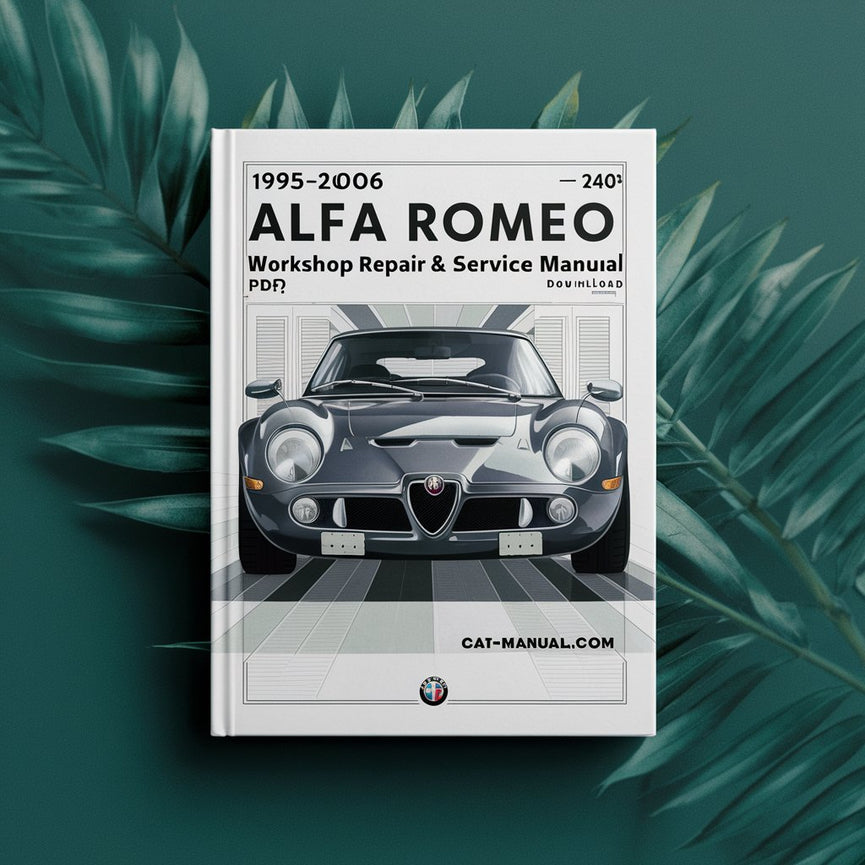 1995-2006 Alfa Romeo GTV & Spider Workshop Repair & Service Manual (2 440 Pages  iPad-ready)