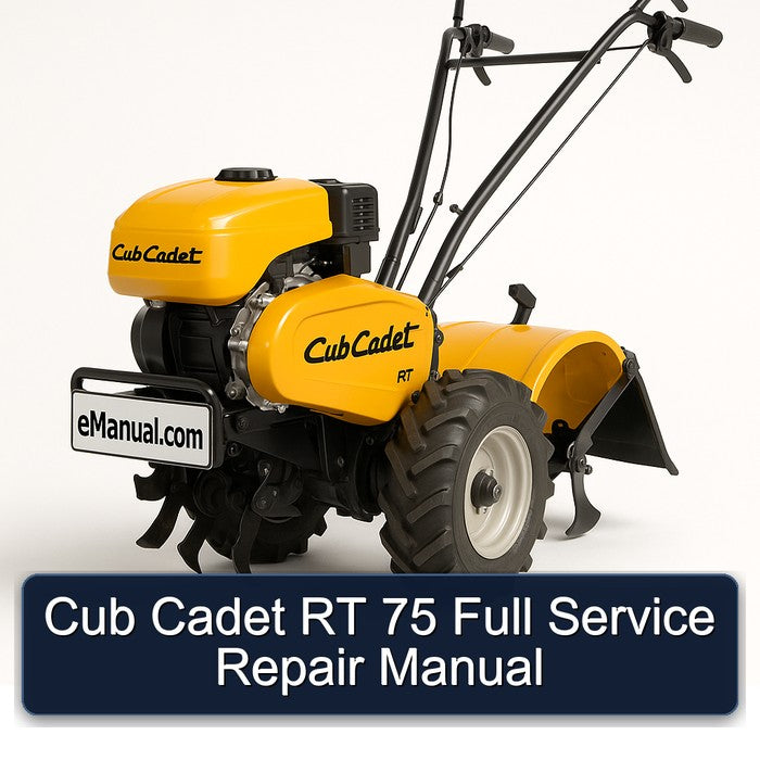 Cub Cadet RT 75 Service Repair Workshop Manual PDF
