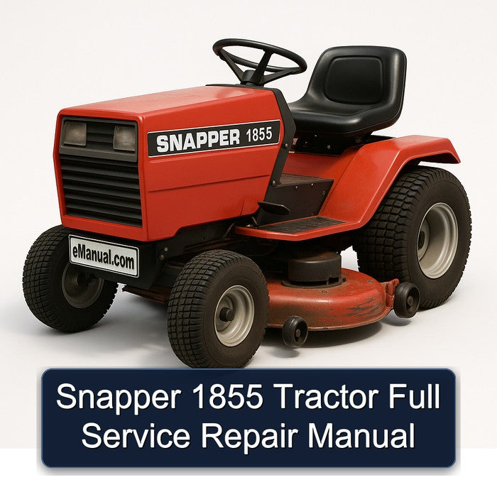 Snapper 1855 Tractor Service Repair Workshop Manual PDF