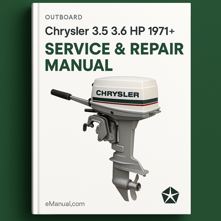 Chrysler 3.5 3.6 HP outboard Service Repair Manual 1971+