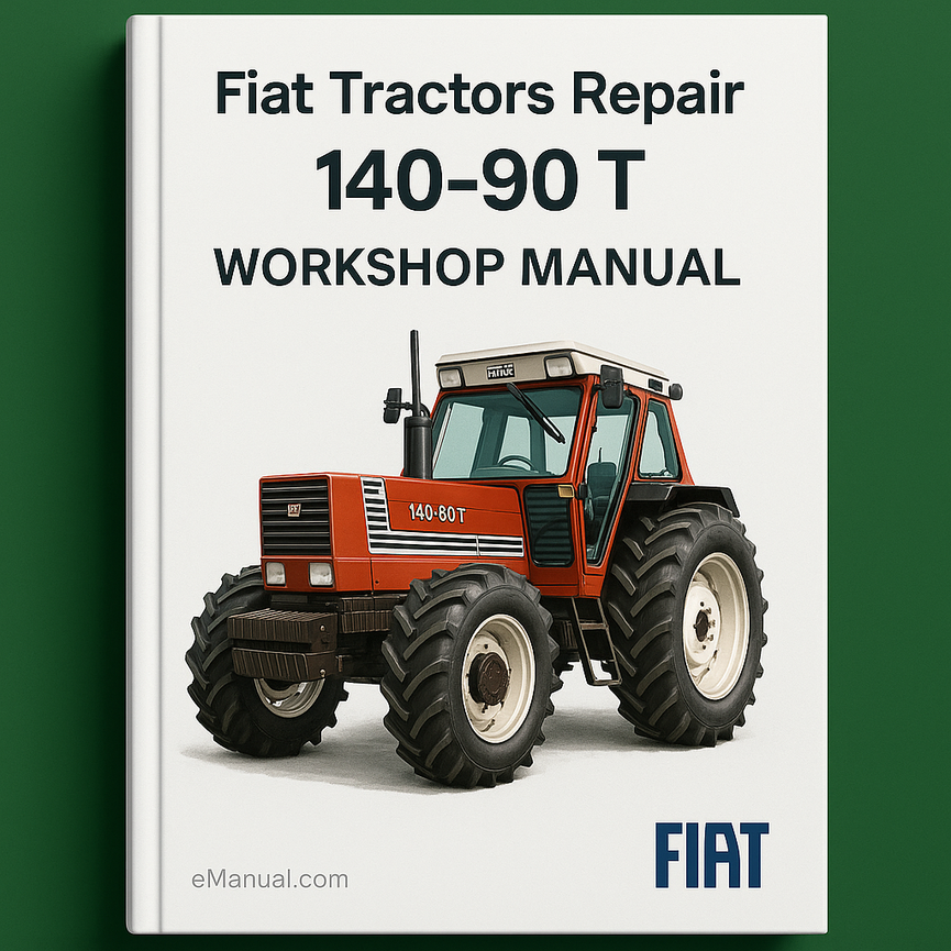 Workshop Manual Fiat Tractors Repair 140-90 T
