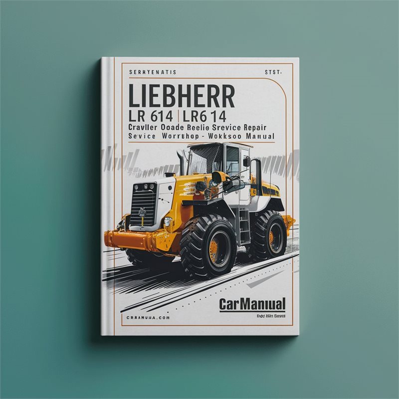 Liebherr LR 614 LR614 Crawler Loader Series 4 Litronic Service Repair Workshop Manual PDF