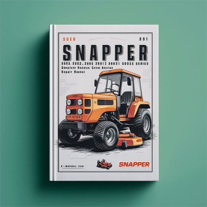 Snapper 2652 2652S 2681 2681S 3081 3081S Series Riding Mower Service Repair Workshop Manual PDF