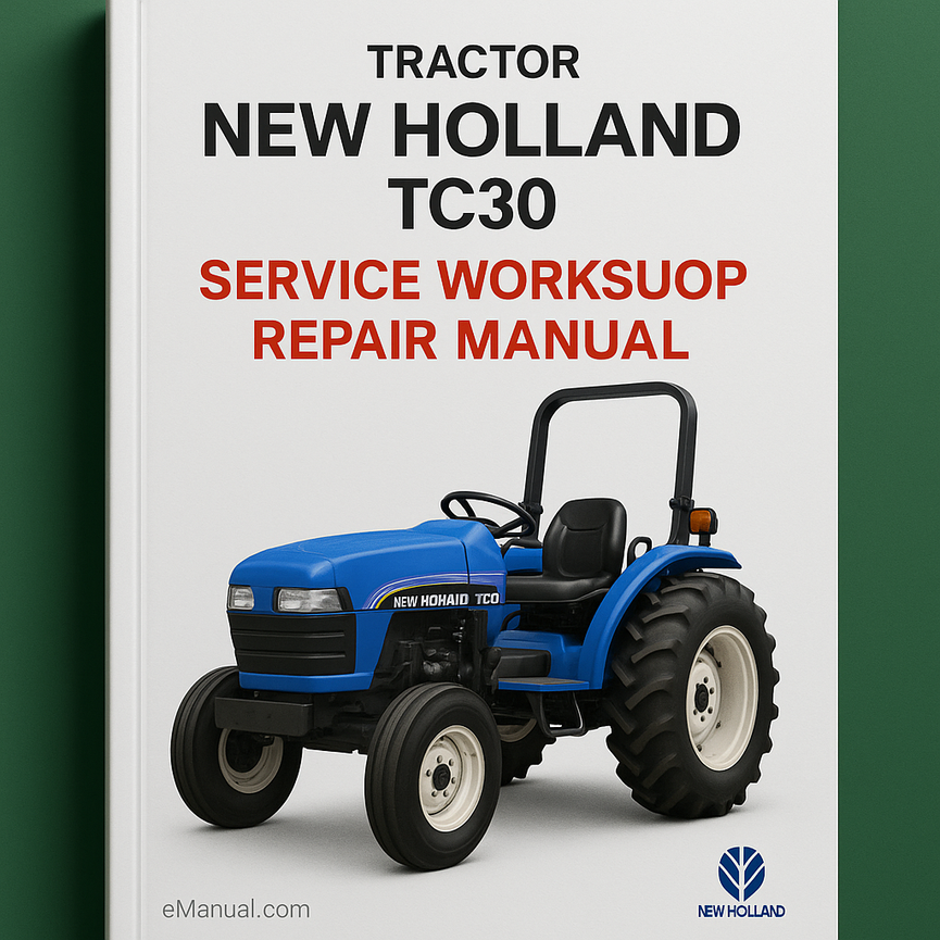 New Holland Tractor TC30 Service Workshop Repair Manual