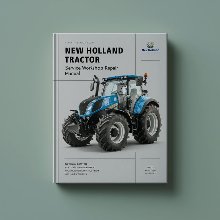 Manual de reparación de taller de servicio New Holland Tractor TC30