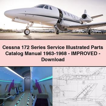 Cessna 172 Series Service Illustrated Parts Catalog Manual 1963-1968-Improved-