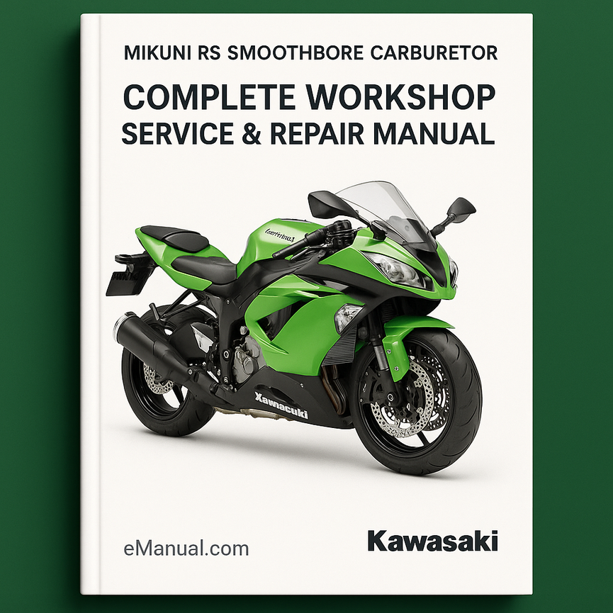 Mikuni RS Smoothbore Carburetor Complete Workshop Service Repair Manual