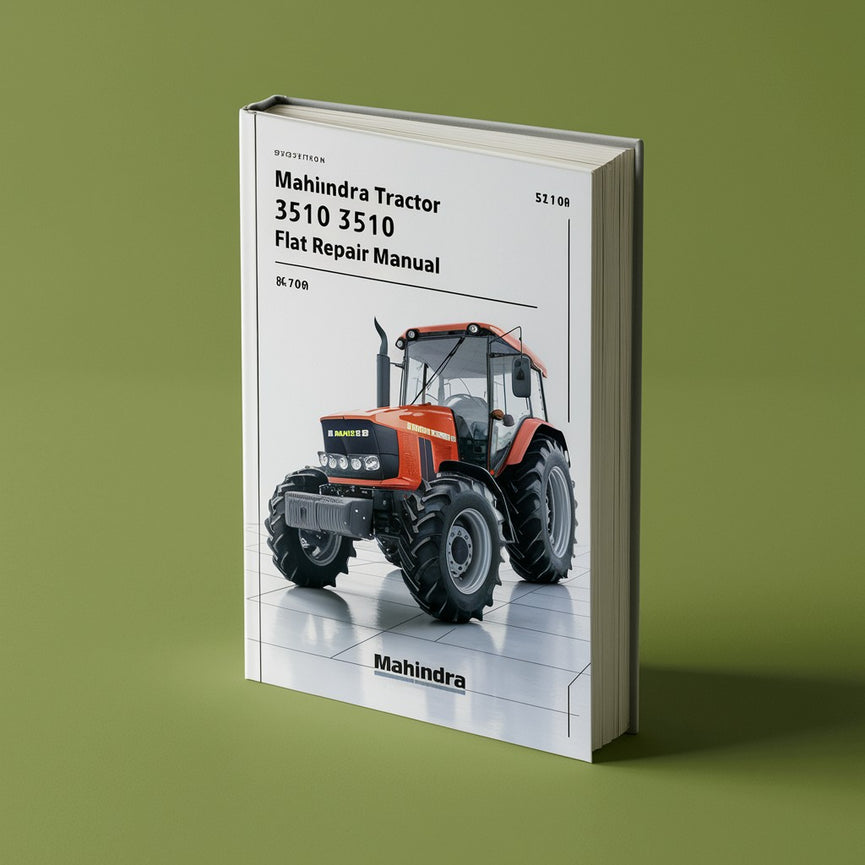 MAHINDRA Tractor 3510 3510HST FLAT Repair Manual