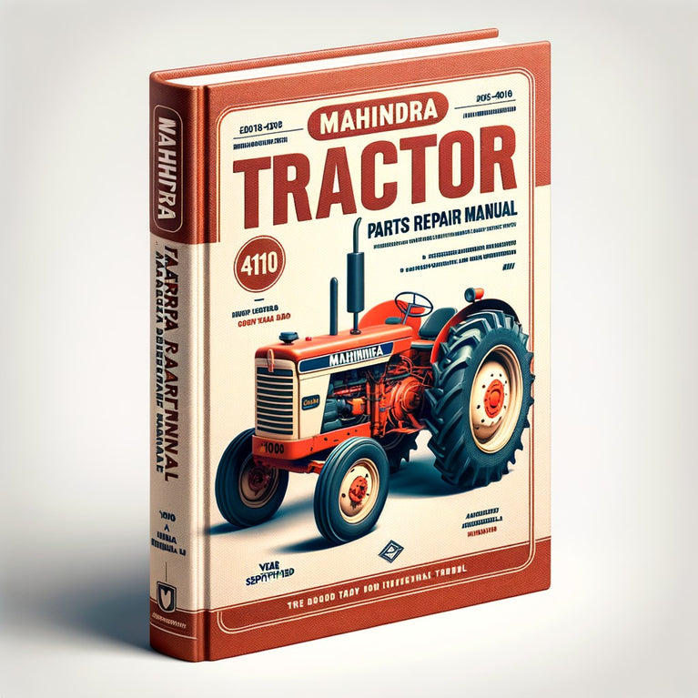 MAHINDRA Tractor 4110 Parts Repair Manual PDF Download
