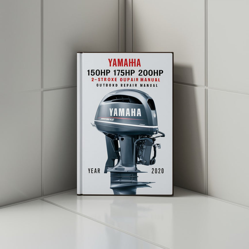 1983-1987 Yamaha 150HP 175HP 200HP 220HP 2-Stroke Outboard Repair Manual