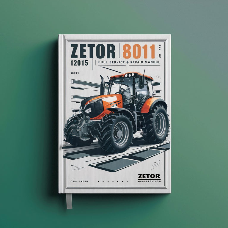 Manual completo de reparación y servicio del tractor Zetor 8011 8045 12011 12045 Descargar PDF