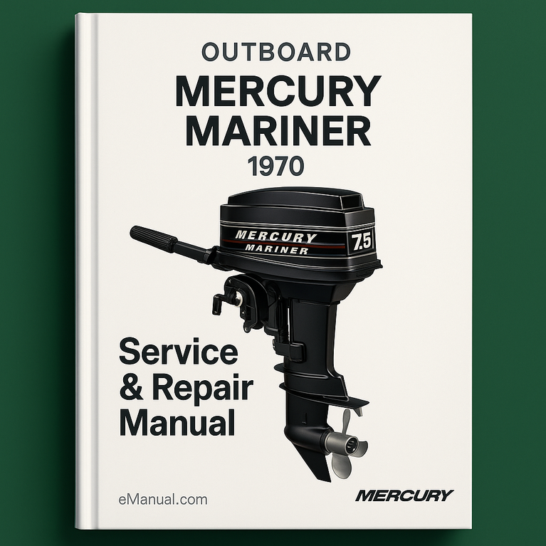 Mercury Mariner 1970 7.5HP Outboard Service Repair Manual