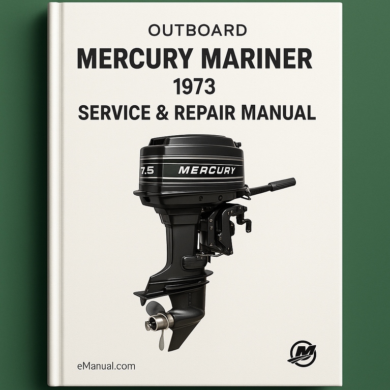 Mercury Mariner 1973 7.5HP Outboard Service Repair Manual
