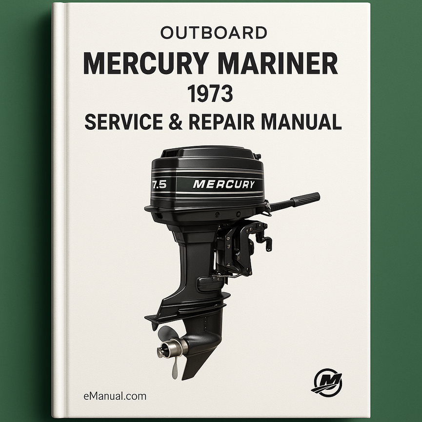 Mercury Mariner 1973 7.5HP Outboard Service Repair Manual