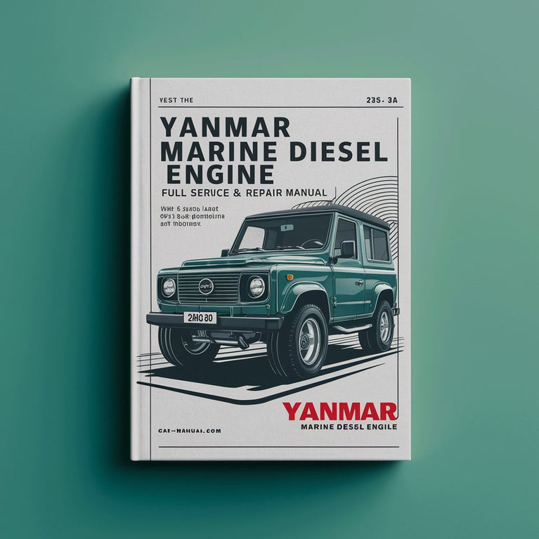 Yanmar Marine Diesel Engine 3JH2-(B)E 3JH2-T(B)E 3JH25A 3JH30A Full Service & Repair Manual