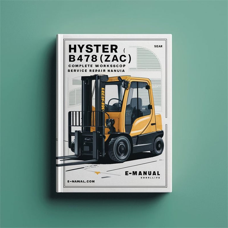Hyster B478 (C60ZAC) Forklift Service Repair Workshop Manual PDF