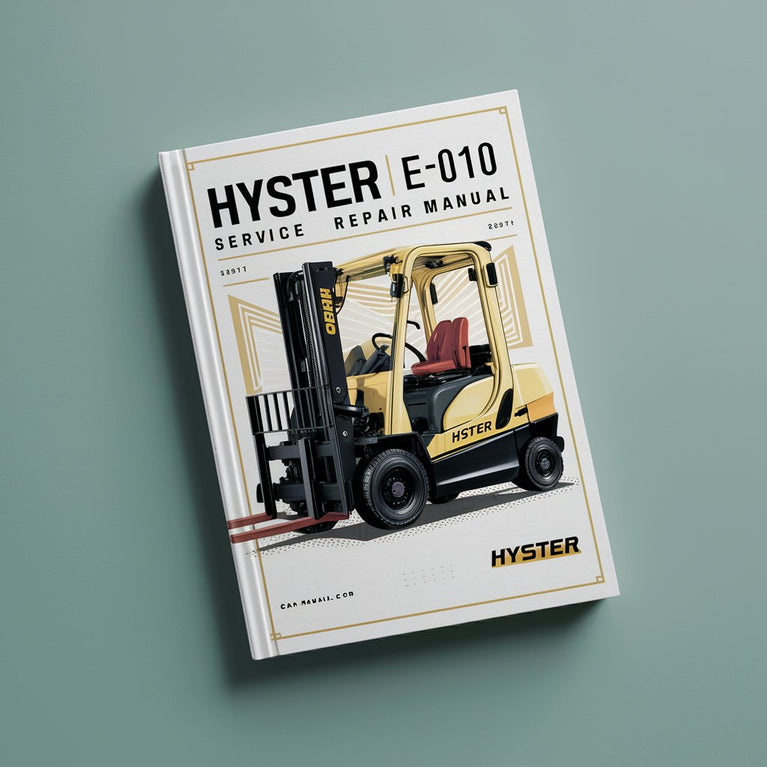 Manual de reparación del servicio de montacargas Hyster E010 (S30FT) Descargar PDF