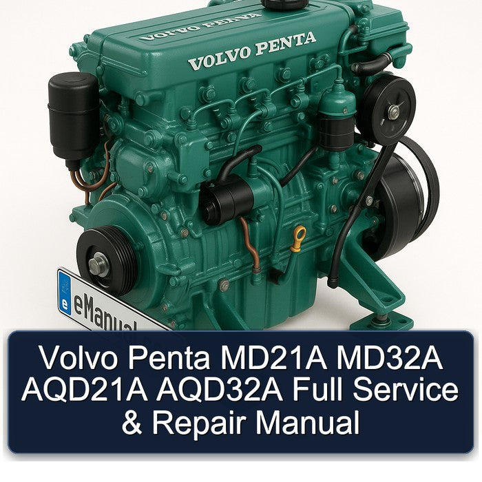 Volvo Penta MD21A MD32A AQD21A AQD32A Service Repair Workshop Manual PDF