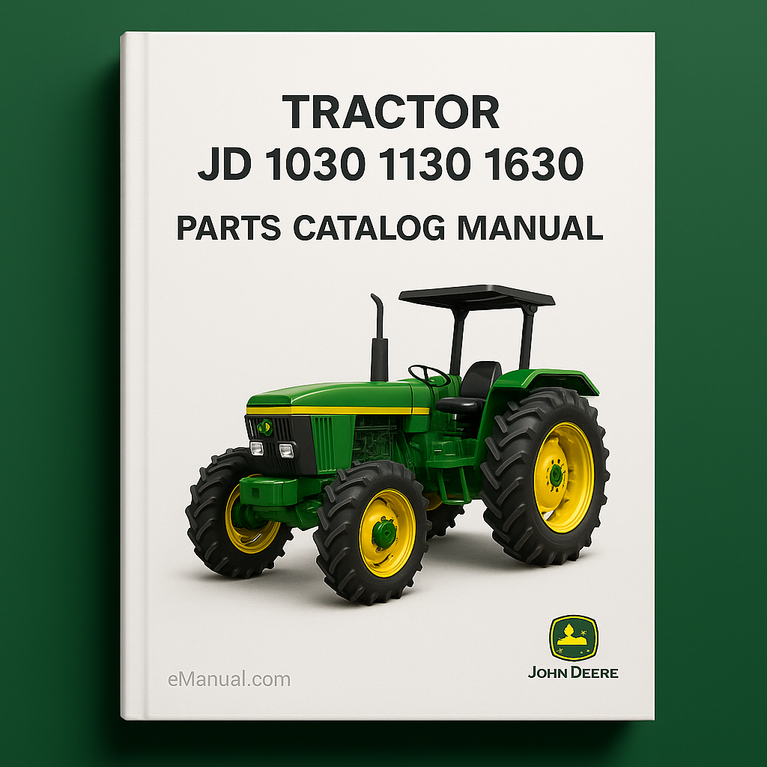 Parts Catalog Manual jd 1030 1130 1630