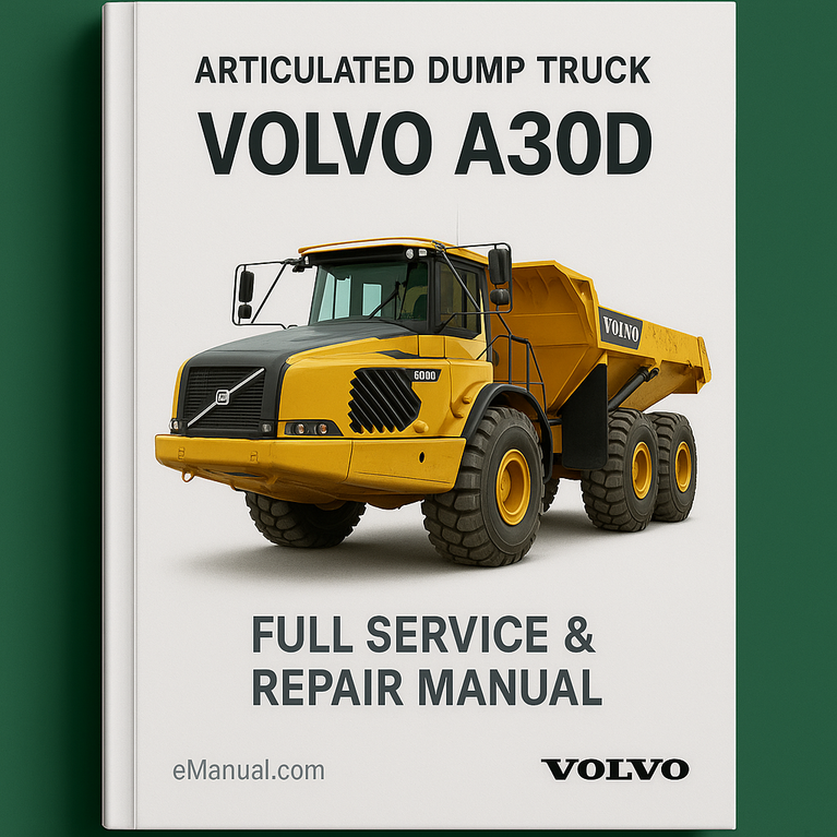 Volvo A30D Articulated Dump Truck Full Service & Repair Manual