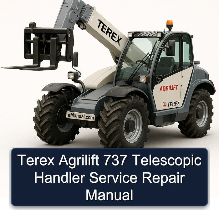 Terex Agrilift 737 Telescopic Handler Service Repair Workshop Manual PDF