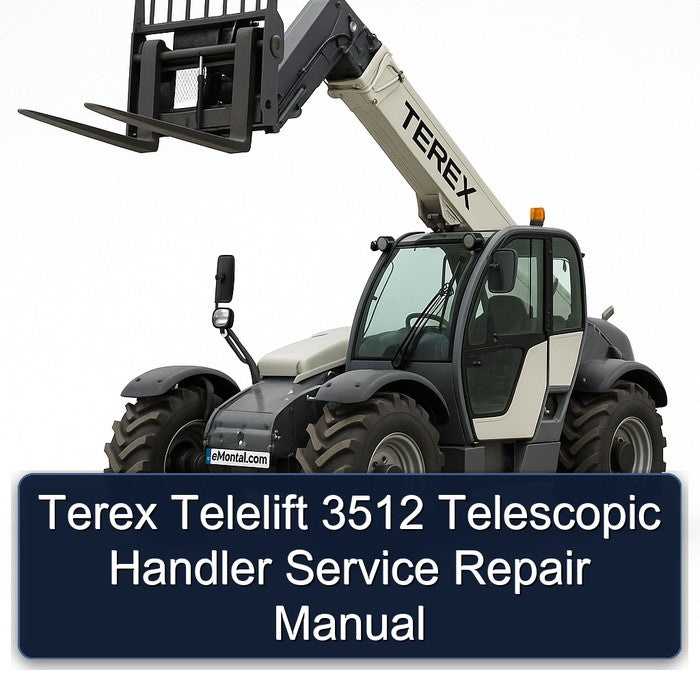 Terex Telelift 3512 Telescopic Handler Service Repair Workshop Manual PDF