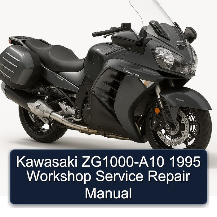 1995 Kawasaki Concours Models Zg1000-a10 Service Repair Workshop Manual PDF