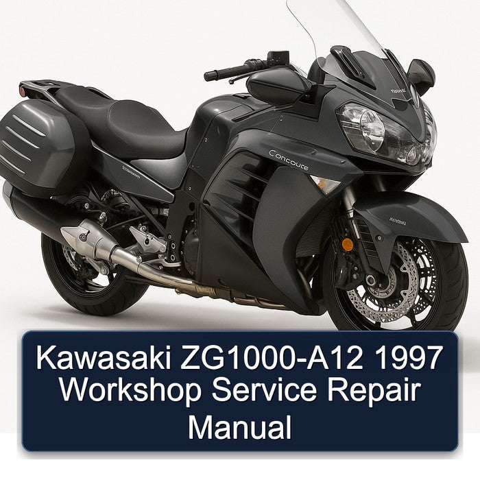 1997 Kawasaki Concours Models Zg1000-a12 Service Repair Workshop Manual PDF