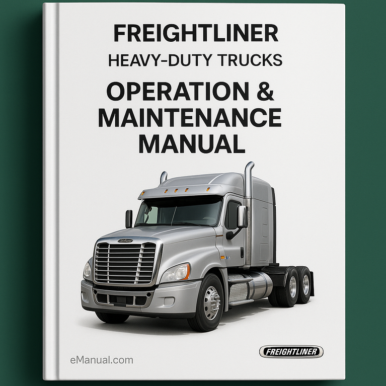 Manual de operación y mantenimiento de camiones de servicio pesado Freightliner Descargar PDF