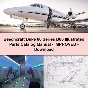 Beechcraft Duke 60 Series B60 Illustrated Parts Catalog Manual-Improved-