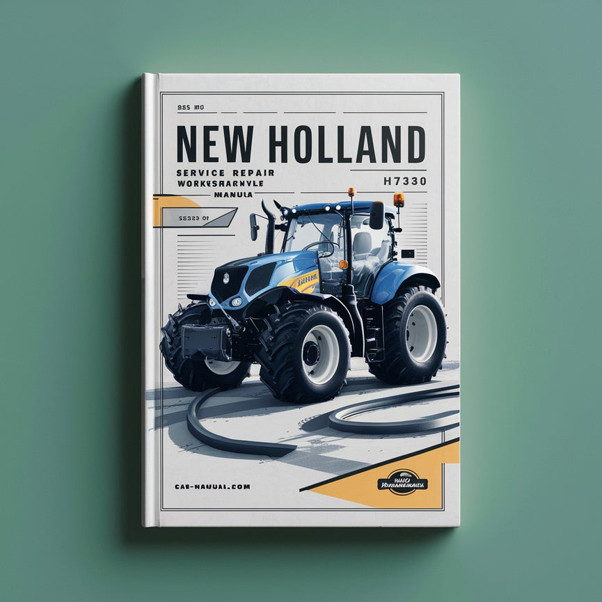 Manual de taller de reparación de servicio New Holland H7230 H7330 Descargar PDF